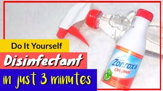 DIY Disinfectant  Homemade Disinfectant Spray [upl. by Sunda891]