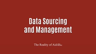 CSO Aid Observatorio Training Handbook 3 Data Sourcing and Management [upl. by Adrial]