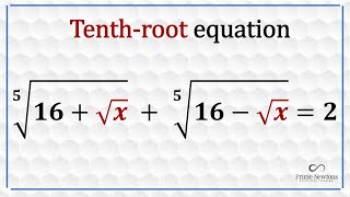 Tenthroot equation [upl. by Hiamerej]