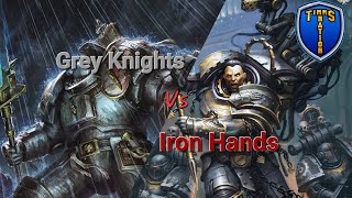 Warhammer Wednesday Grey Knights Vs Iron HandsGreat Showcase of Pariah Nexus [upl. by Allyn]