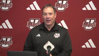 UMass FB  Monday Press Conference Shane Montgomery  112524 [upl. by Anuait92]