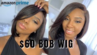 60 AMAZON BOB WIG  FROM FAIL TO FABULOUS  WATCH ME STRUGGLE WITH THIS INSTALL [upl. by Herrmann129]