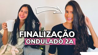 FINALIZAÇÃO PARA CABELOS ONDULADOS 2A2B  Atualização💖 [upl. by Lasyrc519]