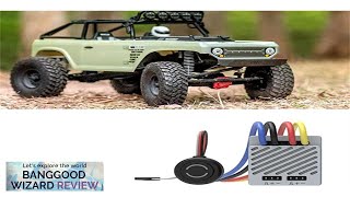 ISDT ESC90 90A Brushed ESC Full Waterproof App Programming with Brake Motor Review [upl. by Rebmeced925]