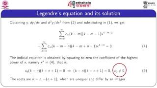 Legendre equation and its solution MATH [upl. by Aubarta190]