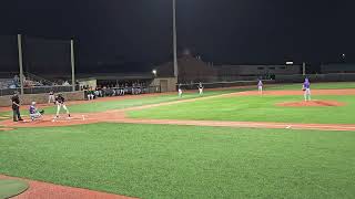 Angleton vs Laporte Had to come in 7 inning tie game 00 bases loaded 1 out were vistors [upl. by Pepe549]