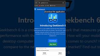 How to check Geekbench score on Laptop geekbench laptop performance trending viralshort hp [upl. by Aylat]