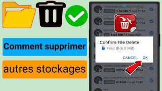 Comment supprimer un autre stockage sur Android  comment libérer de lespace sur un téléphone [upl. by Leorsiy]