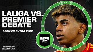 LALIGA vs Premier League Best XI DEBATE 🔥  A special guest  ESPN FC Extra Time [upl. by Nemsaj]