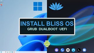 Bliss OS Install  Dual Boot With Windows [upl. by Ihc]