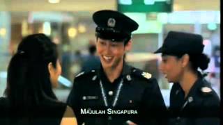 Majulah Singapura  Singapore National Anthem on TV [upl. by Dennard]