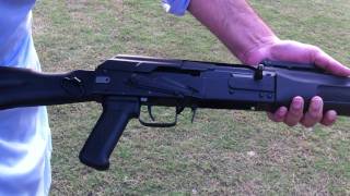 Saiga 12 Exp 01 Loaded Magazine Bolt Lock Test [upl. by Aihsi]