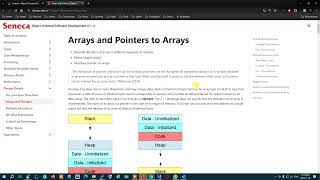 OOP345 NBB  2237  17Nov20 Pointers and Arrays [upl. by Raffaello933]