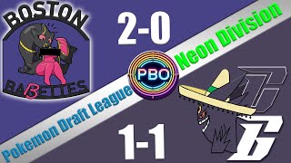 Pokémon Draft League  Boston Babettes VS Caborca Gengars  S7 W3 Neon Div [upl. by Kehsihba]