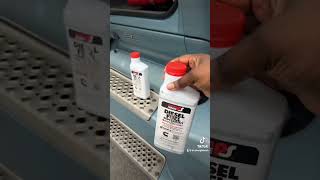 Adding Antigel to my diesel to prevent fuel from gelling [upl. by Aisila]