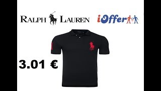 UNBOXING IOFFER POLO RALPH LAUREN 301 € PAS CHER [upl. by Anawqahs]