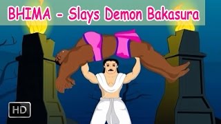 Bhima Stories  Bhima Slays Demon Bakasura [upl. by Nrubyar]