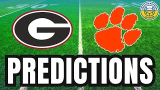 Georgia vs Clemson PREDICTIONS  2024 College Football Predictions  SEC Week 1 [upl. by Llebasi]