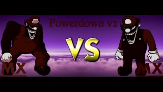 SteFans Music Friday Night Funkin Marios Madness  Powerdown v2 MX Vs MX [upl. by Laurinda]