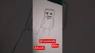 DJ Marshmallow drawing art arijitsingh artandcraft [upl. by Tod]