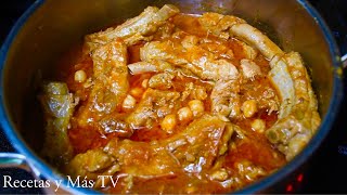 Garbanzos con Costillitas de Cerdo o Puerco jugosas y tiernitas [upl. by Jueta]