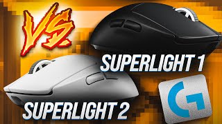 Logitech G Pro X Superlight VS Superlight 2  Análise Completa  Unboxing [upl. by Riocard27]