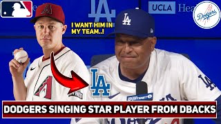 🚨BREAKING DODGERS SINGING STAR PLAYER FROM ARIZONA DIAMONDBACKS  LOS ANGELES DODGERS NEWS TODAY [upl. by Modnar512]