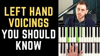 Left Hand Voicings Fundamentals and Secret Sauce [upl. by Odragde88]