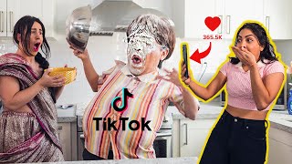 PRANKING MY PARENTS ON TIKTOK [upl. by Richmal857]