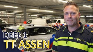 Politie  Dienst tijdens de TT in Assen  DAG 1  Verkeer  Motoren  Audi  Controle  Race [upl. by Ialda937]