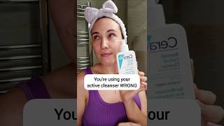 Active cleanser MISTAKES✨ Dont waste it❗ activecleanser cleanser skincaremistakes skincaretips [upl. by Millian509]