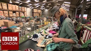 Trying to get Londoners to recycle their clothes – BBC London [upl. by Yaned]