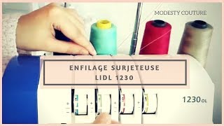 ENFILAGE de la SURJETEUSE LIDL 1230 OL [upl. by Mapes]