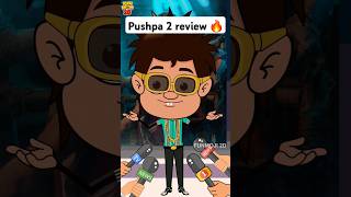 Pushpa 2 review 🔥 pushpa pushpa2 funmoji2d review funny cartoon comedy shorts shortvideo [upl. by Aimehs]