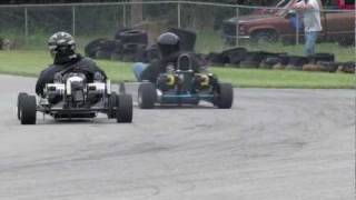 Vintage Karting  The Big One 2011  dual engine karts  drifting power speed [upl. by Ahsenhoj]