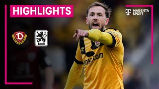 SG Dynamo Dresden  TSV 1860 München  Highlights 3 Liga  MAGENTA SPORT [upl. by Ezana627]