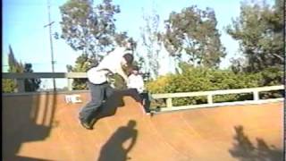 Chris Gentry Skateboarding a Mini Ramp 2004 dv [upl. by Waneta]