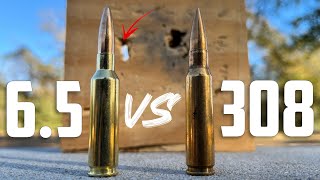 65 Creedmoor vs 308 Barrier Test No More Debating [upl. by Olatha]