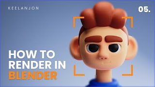 Blender Beginner Tutorial  How to Render in Blender  Blender 34 [upl. by Kcajyllib]