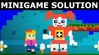 FNAF Sister Location  Secret Circus Baby Minigame Solution How To Complete Mini Game Easter Egg [upl. by Erodisi421]