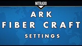 ARK FIBERCRAFT server settings  gameini files in disc [upl. by Llenaj215]