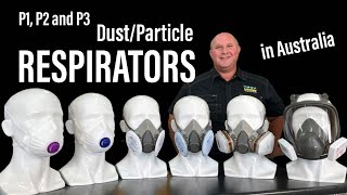 P1 P2 amp P3 Dust amp Particle RespiratorsFace Masks in Australia [upl. by Marchall]