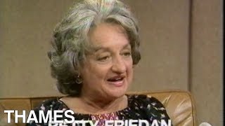 Womens Rights  Betty Friedan interview  1977 [upl. by Jephthah935]