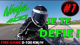 KAWASAKI NINJA 400 2018  0100 kmh  Full stock [upl. by Levana217]