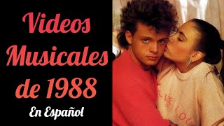 Videos Musicales de 1988 [upl. by Jarvey]