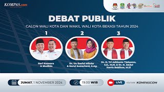 LIVE  Debat Publik Calon Wali Kota dan Wakil Wali Kota Bekasi 2024 [upl. by Easter865]