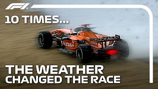 10 Times Weather Changed The Outcome Of The Race [upl. by Enawyd545]