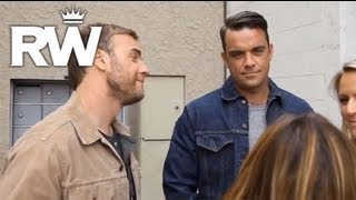 Robbie Williams amp Gary Barlow  Shame  The Making Of The Video [upl. by Hitt]