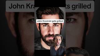 John Krasinski gets grilled [upl. by Macri]