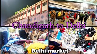 Chandigarh to Delhi Delhi market vlogs  sadharbhar market Gandhinagar market  karolbagh market [upl. by Anits]